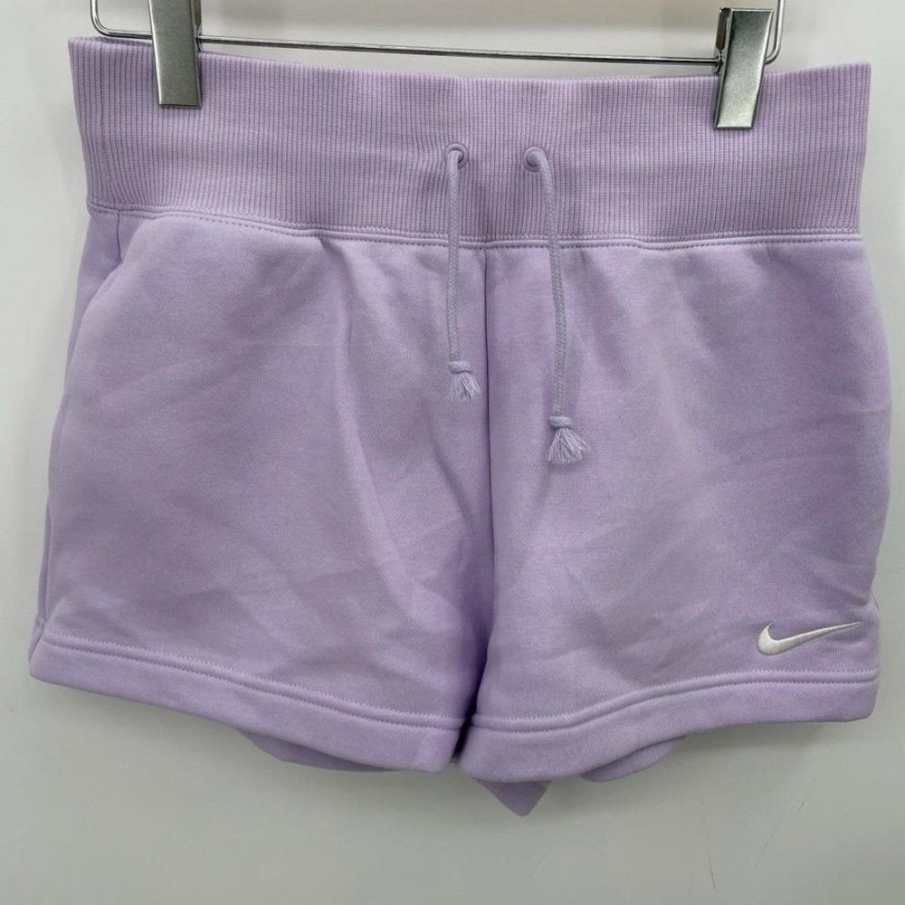 Nike Women's Light Purple Athletic Shorts pheonix fleece